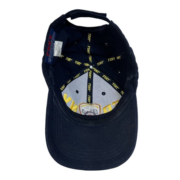 FDNY 9/11 Memorial Hat 10th Anniversary Honor & Remember Navy Blue Adjustable - Picture 4 of 6